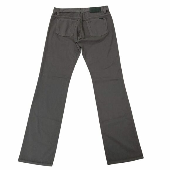 Fidelity Denim Pants Mens 33x35 Gray Flat Front Straight Leg Twill Stretch - Picture 5 of 12